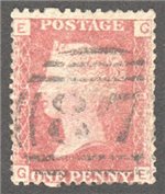 Great Britain Scott 33 Used Plate 86 - GE - Click Image to Close